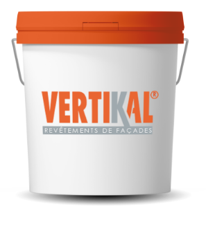 Seau de peinture VERTIKAL pour revêtements de façades.